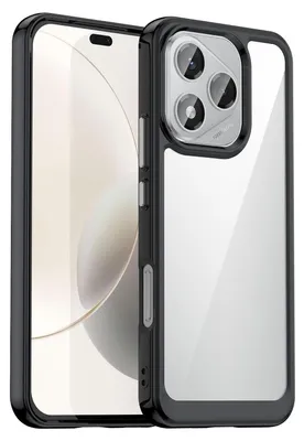 Immagine prodotto di Per Honor 400 Lite Serie Colorful TPU Acrilico Ibrido Custodia Protettiva Nero