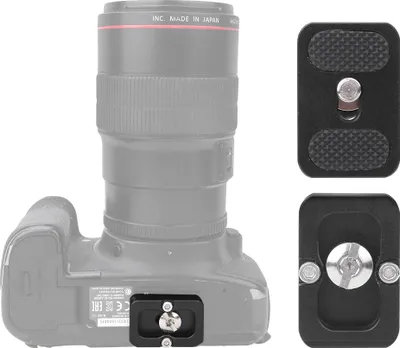Produktbild von PU25 Mini-Schnellwechselplatte mit 1/4 Zoll Schraubbefestigung für Stativ-Kugelkopf-Einbeinstativ-ZubehörPU25