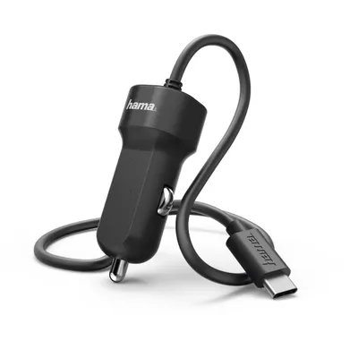 Produktbild von Hama Kfz-Ladegerät, USB Type-C, 3 A, Schwarz