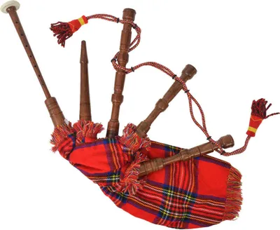 Obrázek produktu pro Dětské skotské dudy horalské červený tartan Royal Steward
