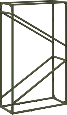 Obrázek produktu pro vidaXL Stojan na palivové dřevo olivově zelený 60x25x100 cm Ocel válcovaná za studena