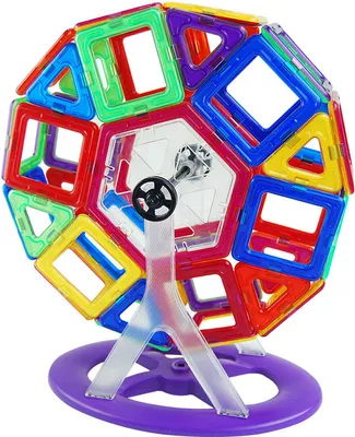 Zdjęcie produktu dla Magnetyczna gra konstrukcyjna - 118 elementów