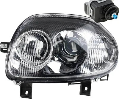 Produktbild von Scheinwerfer passend für Renault Clio BB BC CB 98 - 01HB3 H7 Links m. Stellmotor 7701045174 260601187R 7700840141 Johns