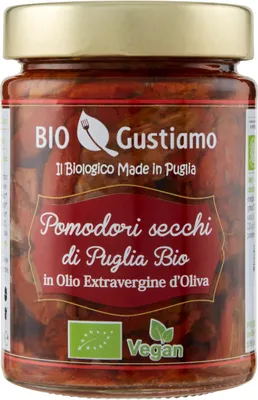 Produktbild von Getrocknete Tomaten in Marinade mit Oregano und Basilikum 280g -  Gustiamo