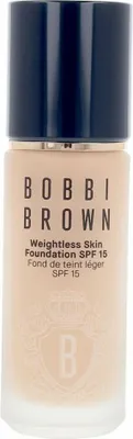Zdjęcie produktu dla Bobbi Brown Weightless Skin Foundation SPF 15, Buteleczka z pompką, Krem, Skóra uniwersalna, Nawilżający, Neutralny, Beżowy