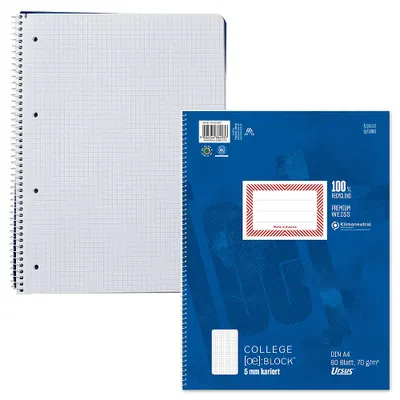Produktbild von Ursus Collegeblock DIN A4 kariert - Bürokleinmaterial
