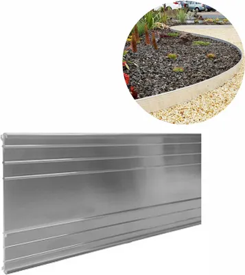 Produktbild von Ultra Starke Alu Rasenkanten 10-14-24 cm, Width:24 cm,Quantity:15,Length:1 m