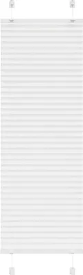 Produktbild von Plissee Weiß 45x100 cm Stoffbreite 44,4 cm Polyester