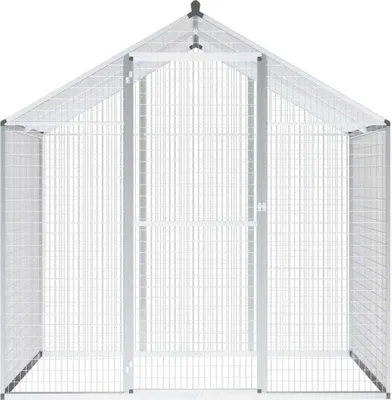 Immagine prodotto di vidaXL Voliera da esterno in alluminio 178x122x194 cm