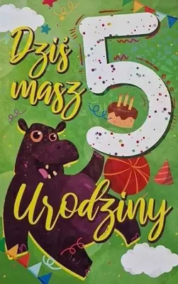 Image de Carte d'anniversaire « 5 ans » pour garçon - YEKU