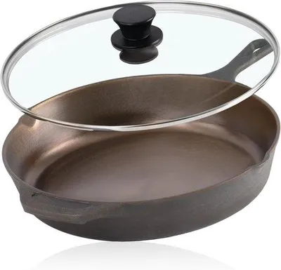 Produktbild von Polierter Gussbeschichteter Bräter 29,5 cm für Grillen und Kochen