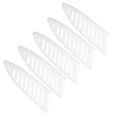 Messerabdeckung 8,9 cm, 5 Stück, Kantenschutz, Weiß