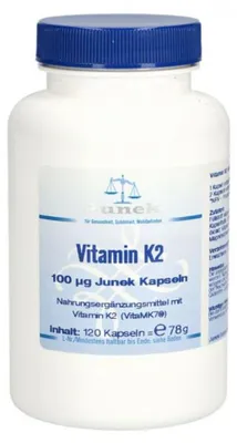 Produktbild von Bios Vitamin K2 100 µg Junek Kapseln, 120 St. Kapseln