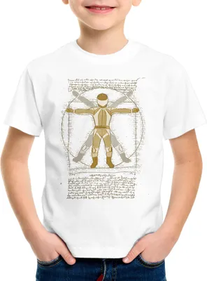 Produktbild von style3 Vitruvianischer Motorradfahrer Kinder T-Shirt biker motorradfahrerin