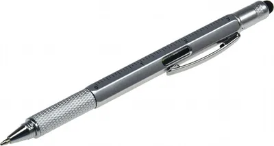 Produktbild von Kugelschreiber "Work" Kuli, TouchPen, Lineal, Wasserwaage