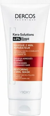 Immagine prodotto di Vichy Dercos Kera-Solutions Restoring 2min Mask Maschera per capelli molto danneggiati 200 ml