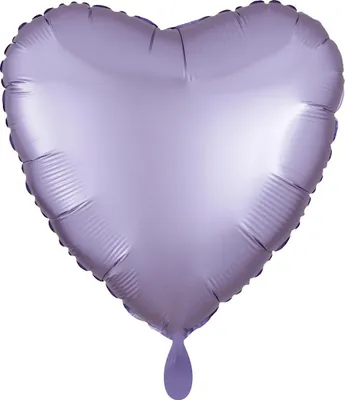 Zdjęcie produktu dla Balon foliowy serce satynowy liliowy 45cm