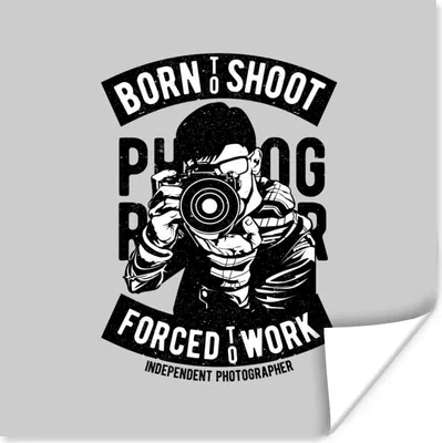 Produktbild von MuchoWow® Poster Kamera - Foto - Retro 50x50 cm - Wohnzimmerdekoration