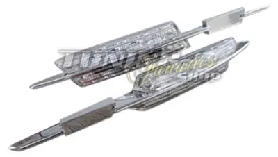 Produktbild von 2x LED Seitenblinker Blinker in WEISS SET E4 FREI für BMW 1er 3er 5er M #2