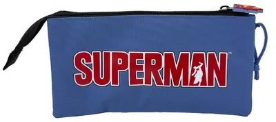 Productafbeelding van Superman schooltas, etui, map, schoolmap, organizer