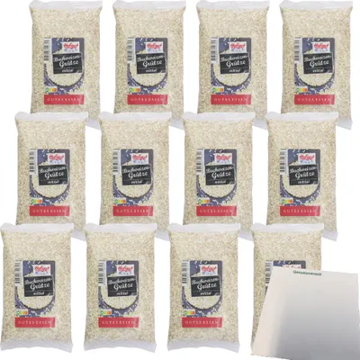 Produktbild von Hofgut Buchweizengrütze VPE (12x250g Beutel) + usy Block