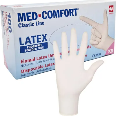 Produktbild von XS Ampri Med Comfort Latexhandschuhe, 100 Stück