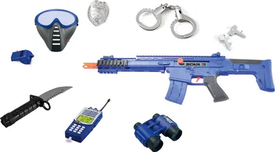 Produktbild von Kostüm Verkleidung Zubehör Set Polizei - 9 Teile