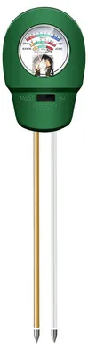 Produktbild von 3-in-1 Bodentester für Garten, Rasen und Balkon, misst Feuchtigkeit, Licht und pH-Wert