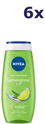 Produktbild von 6x NIVEA Lemongrass & Oil Shower Gel 250 ml