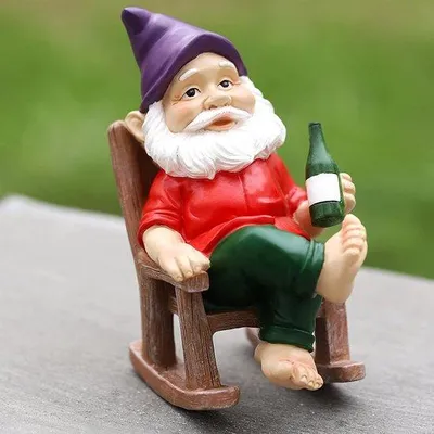Obrázek produktu pro Miniaturní zahradní figurky z plastu – 4 kusy – vícebarevné – 10 cm