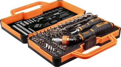 Image de NEO TOOLS Embouts de tournevis avec poignée 69 pcs.