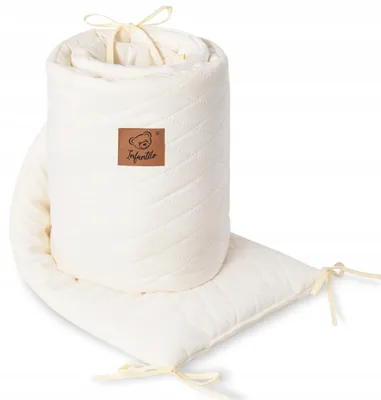 Produktbild von Bettgitter Infantilo Velvet 180x30 cm creme für Kinderbett