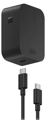 Produktbild von Microsoft Surface 45W USB-C, Drinnen, AC, Schwarz