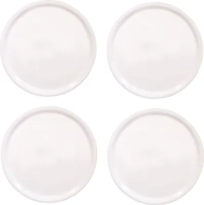 Produktbild von Saturnia - Pizzateller / Pizza Teller 'Napoli' blanko weiss - 33cm - 4 Stück im Set