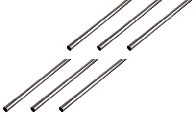 Immagine prodotto di Alberts 6 x tubo tondo, acciaio grezzo, Ø12 x 1 mm, lunghezza 1 m
