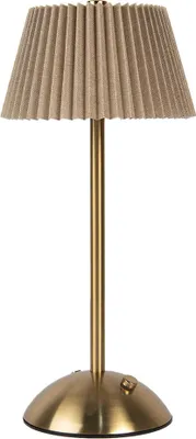 Immagine prodotto di Lampada da tavolo Clayre & Eef 14x31 cm in metallo beige