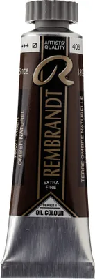 Image de Rembrandt peinture à l'huile tube 15 ml Umbra naturel 408