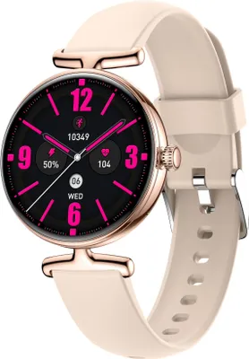 INF Multifunktionale Smartwatch mit AMOLED Display und Gesundheitsüberwachung Roségold