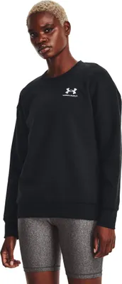 Produktbild von Under Armour Essential Fleece Crew Sweatshirt-Schwarz 1373032-001__LG