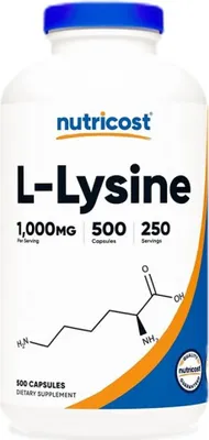 Imagen del producto de Nutricost | L-Lisina 500 mg