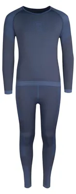 Produktbild von TROLLKIDS Hemsedal Kinder Baselayer Set Oberteil + Hose blau 116