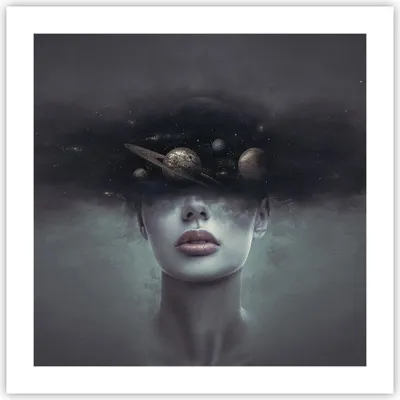 Produktbild von Poster - Poster ohne Rahmen - Quinoa Frau Gesicht - 50x50 cm - Wand Bild - Wanddeko - Wandbilder - Kunstposter - Wandposter - Bilder - Kunstdruck - Wanddekoration - Wandbild - P2XAC50x50-4796