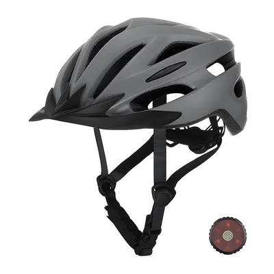 Produktbild von Fahrradhelm MTB Helm Mountainbike Herren/Damen Schutzhelm Radhelm MTB BMX Schutzhelm Rennrad Helm Schutzhelm L(58-62CM) Grau