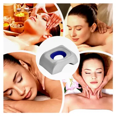 Produktbild von Massagekissen für das Gesicht - Schaumstoff-Gesichtswiege, quadratisches Massagekissen mit der Vorderseite nach unten - Bequemes Gesichtskissen