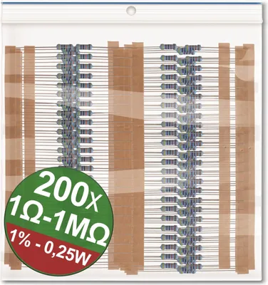 Produktbild von QUADRIOS Metallschicht-Widerstand 22P035, 1 %, 0,25 W, 200 Stück