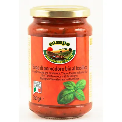 Obrázek produktu pro Omáčka rajčatová s bazalkou350 g PROBIO