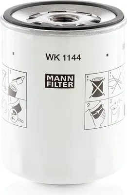 Produktbild von Kraftstofffilter MANN-FILTER WK 1144 Anschraubfilter