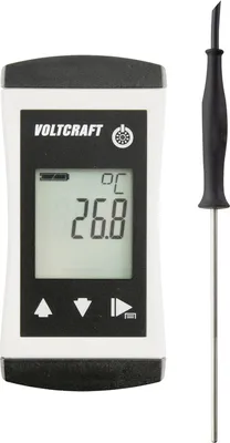 Obrázek produktu pro VOLTCRAFT PTM 100 + TPT-201 Přístroj pro měření teploty -200 - 450 °C Snímač typu Pt1000 IP65