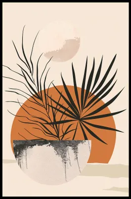 Produktbild von Poster 53x81cm Palmenwesten