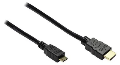 Zdjęcie produktu dla Alcasa 4530-020, 2 m, HDMI Typu A (Standard), HDMI Type C (Mini), Czarny